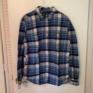Blue J Crew long sleeve casual shirt